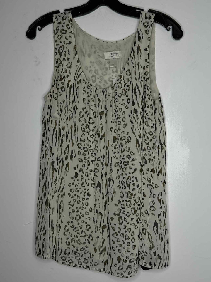 Loft Women Size M Animal Print sleeveless