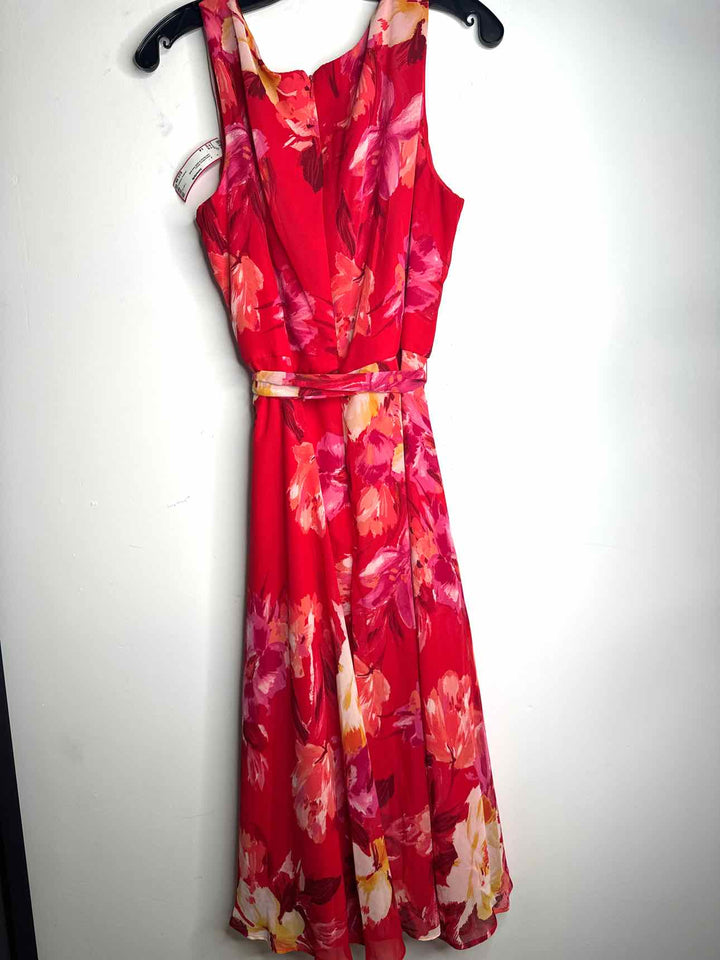 Women Size 14 Jessica Howard Red sleeveless dress