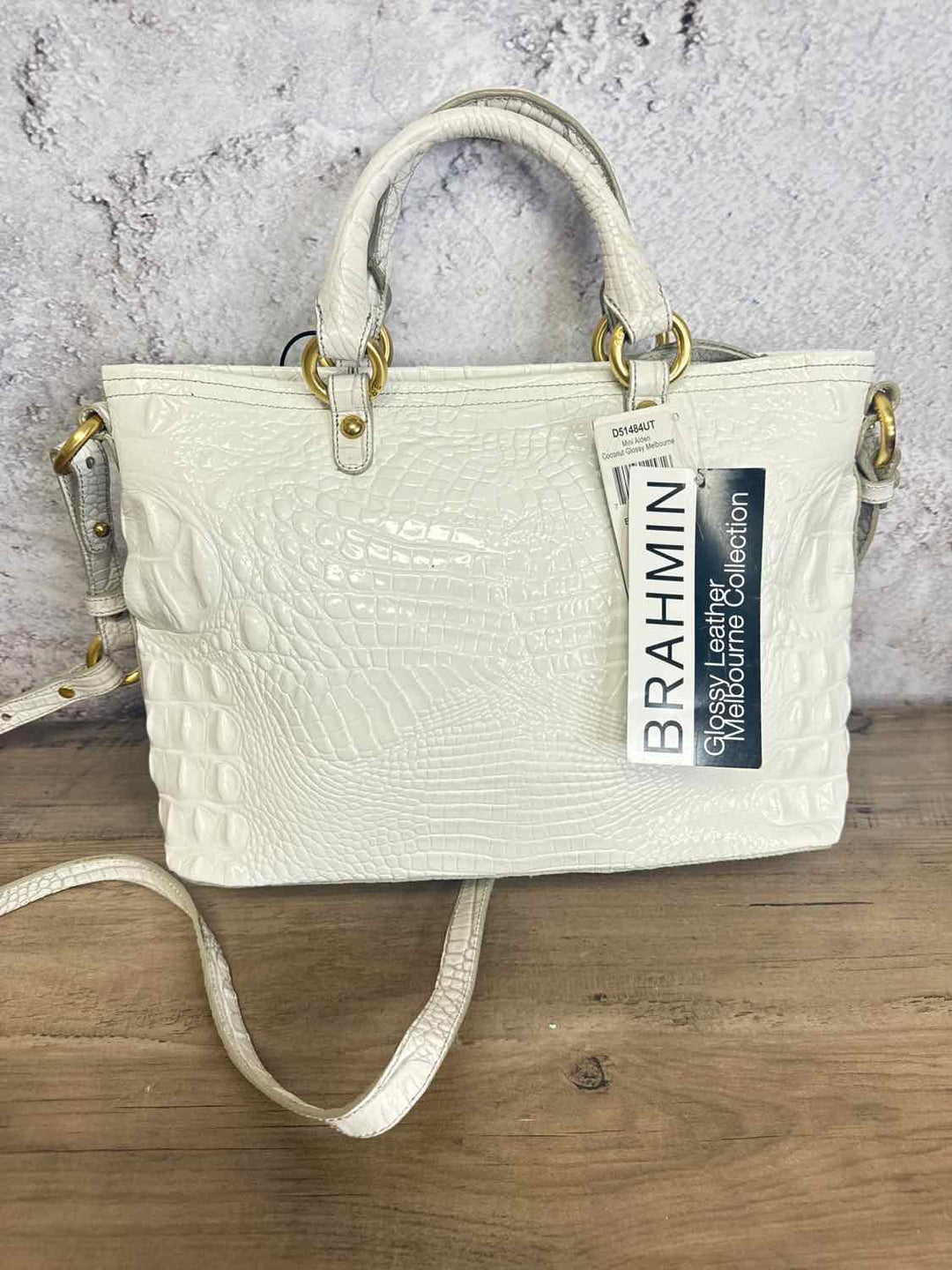 Brahmin White shoulder bag