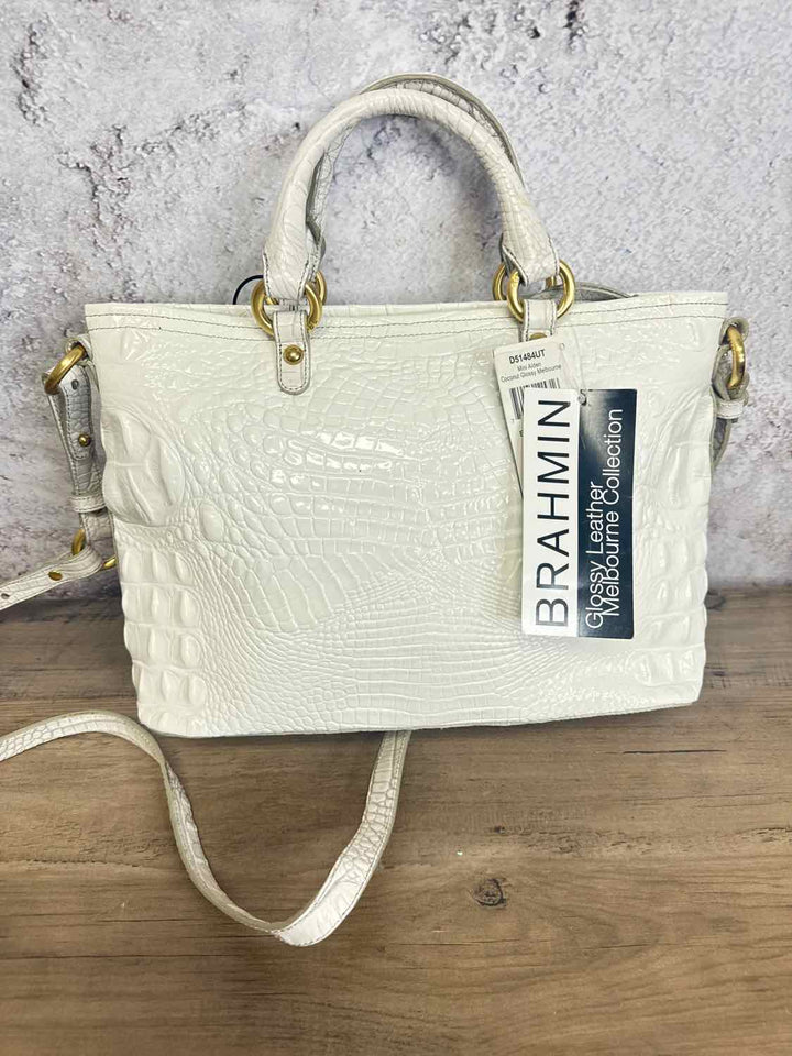Brahmin White shoulder bag