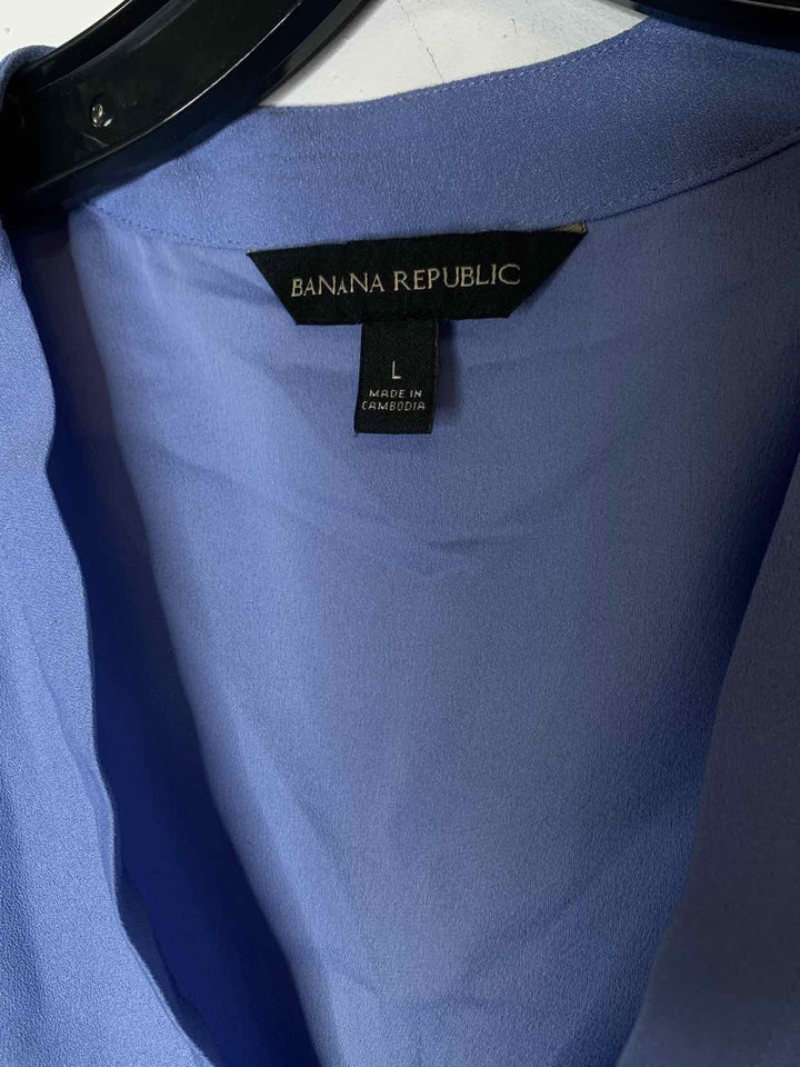 Banana Republic Women Size L Blue sleeveless