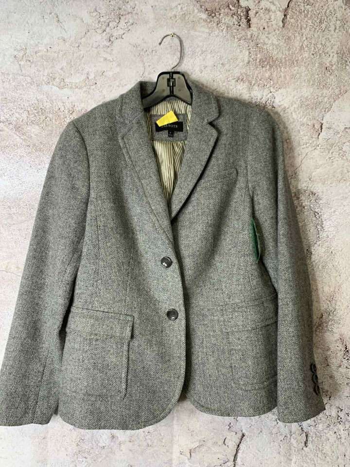 Talbots Grey Women Size 8 jacket