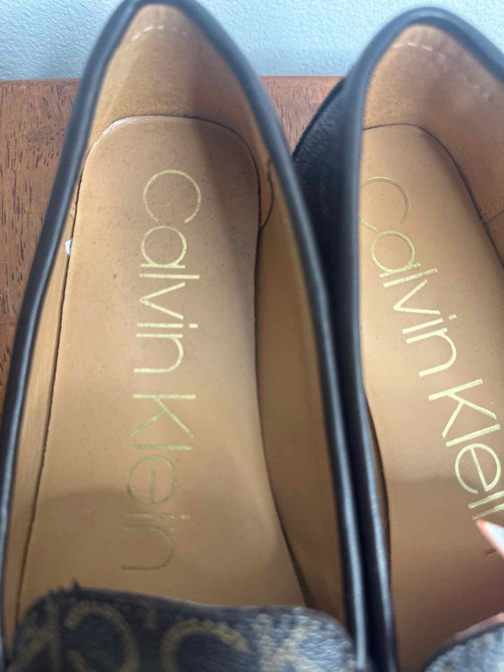Calvin Klein Shoe Size 7.5 Brown flat shoe