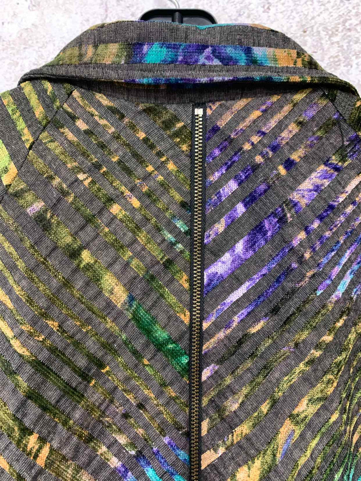 Boho Chic Multi-Color Women Size M jacket