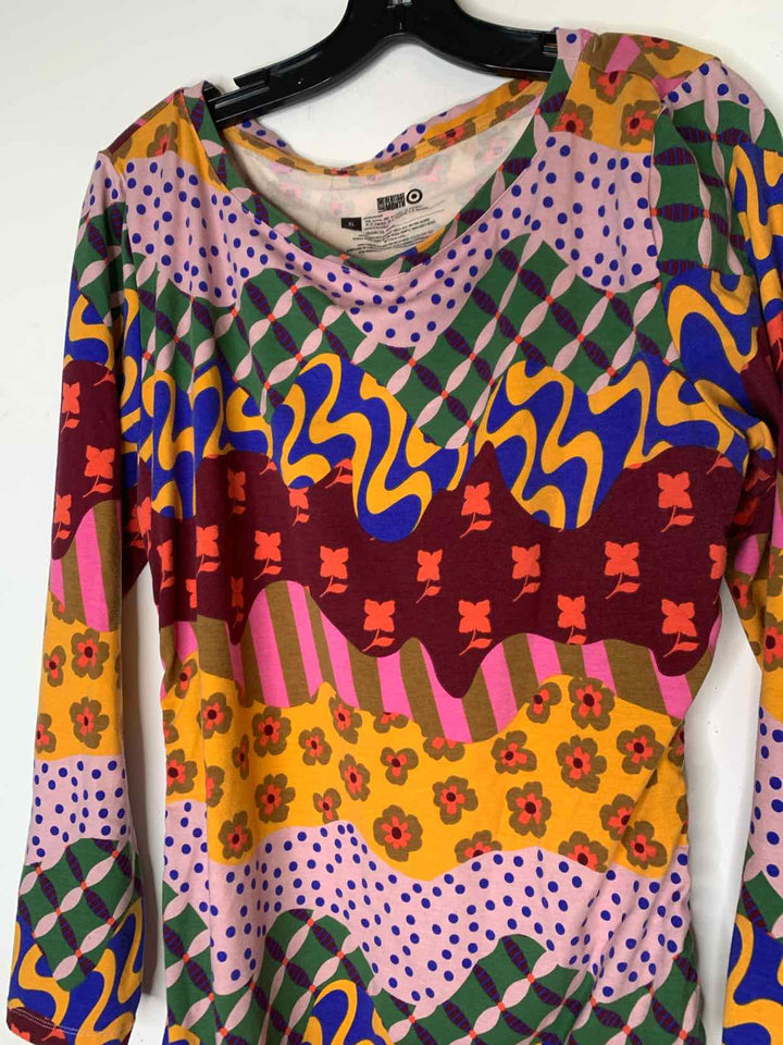 Women Size XL Multi-Color long sleeve dress