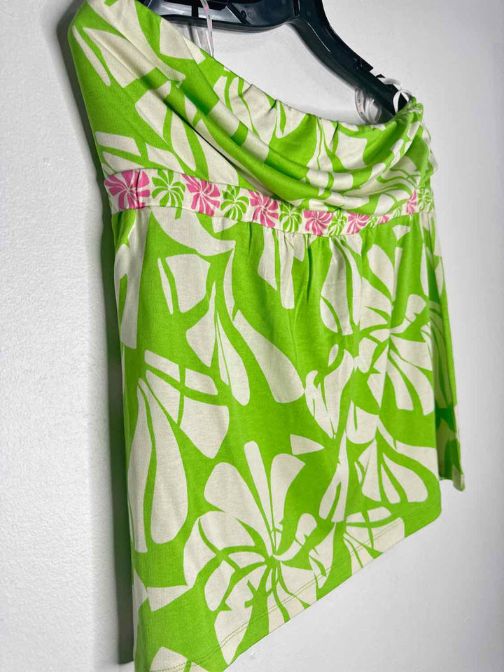 Lilly Pulitzer Size L Lime Green NWT Pink sleeveless