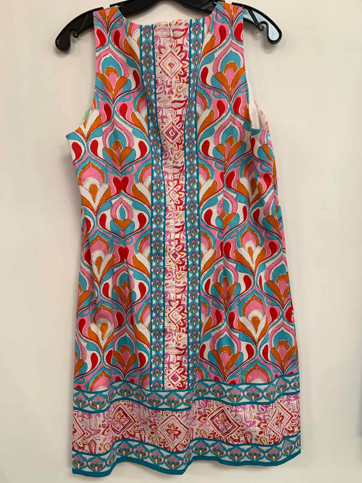 Women Size 12 London Times Teal sleeveless dress