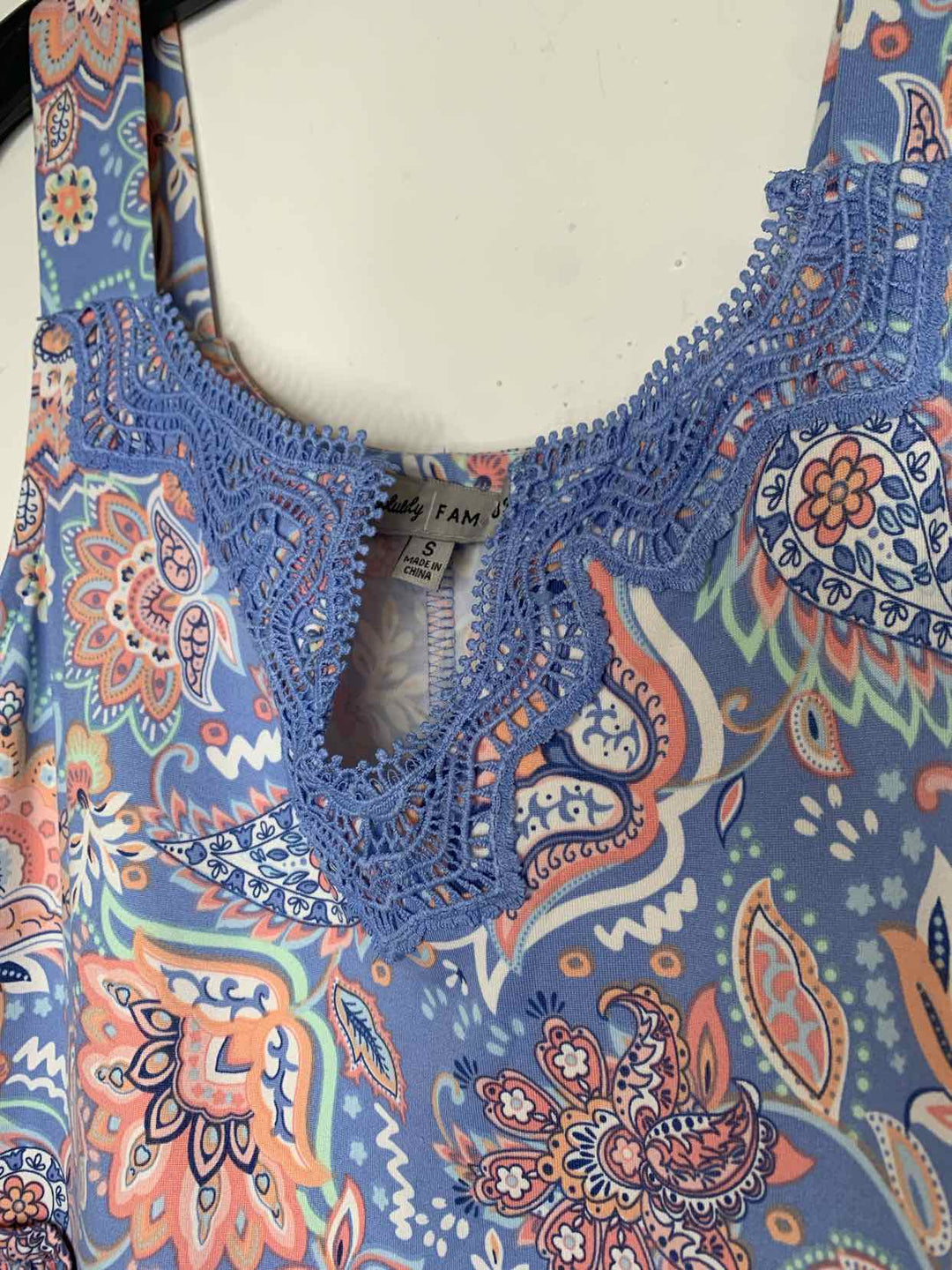 Women Size S Absolutley Fabulous Blue Sleeveless Dress