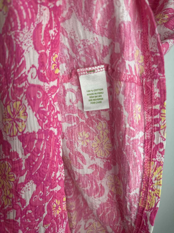 Lilly Pulitzer Size S Pink short sleeve top