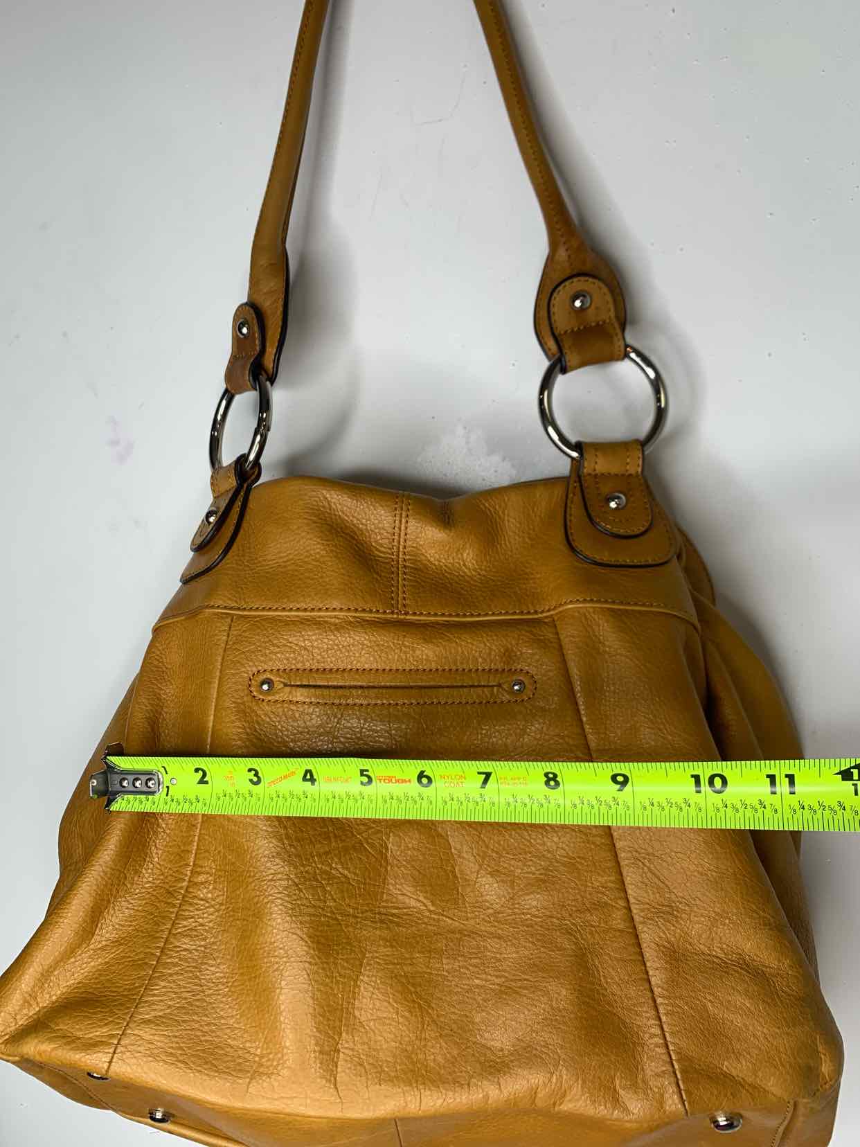 Outlet B Makowsky brown leather shoulder hobo bag