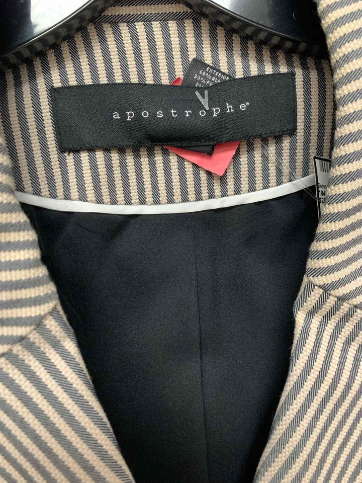 Apostrophe striped Women Size 16 jacket