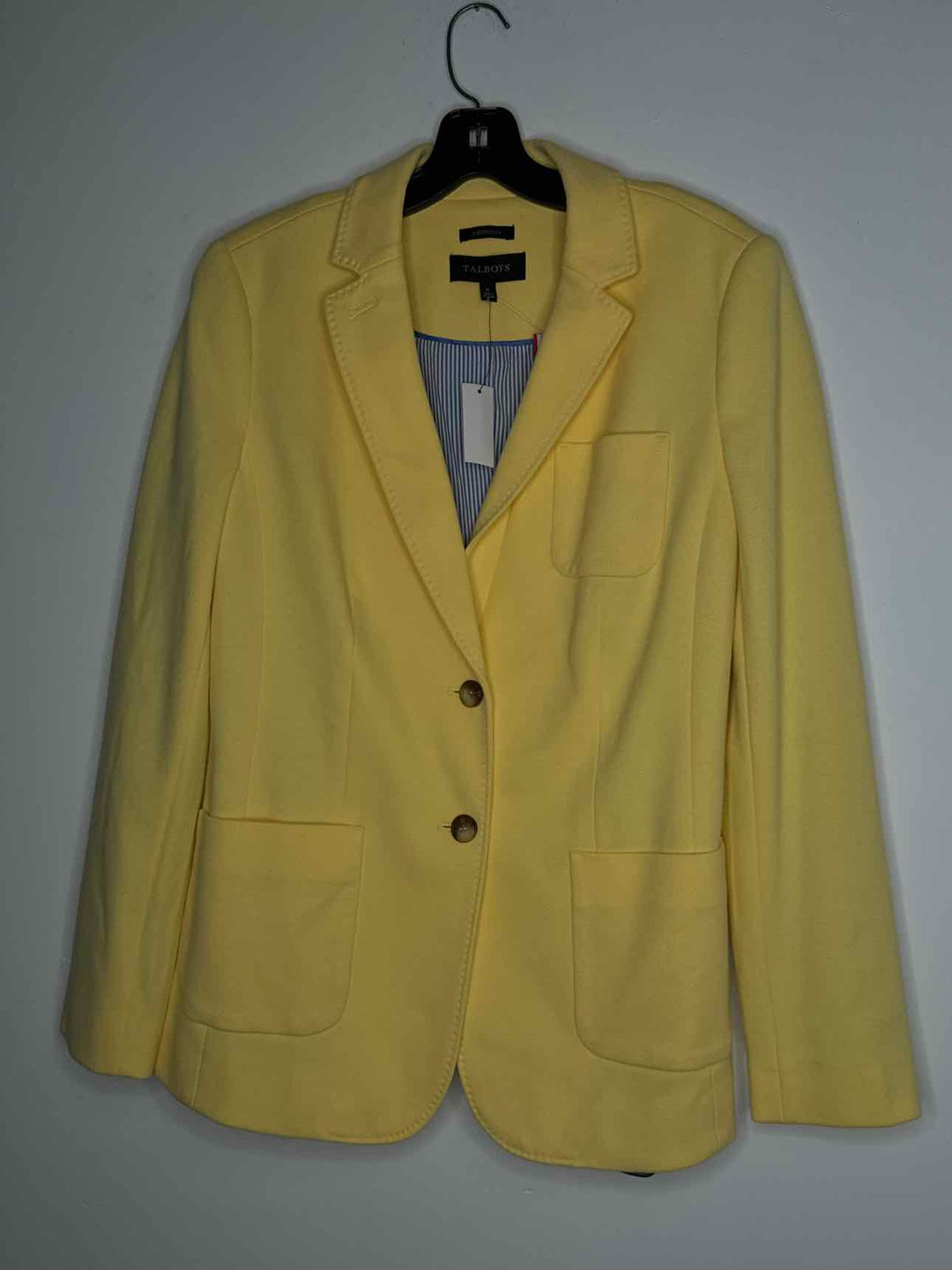 Talbots Yellow Women Size 8 jacket