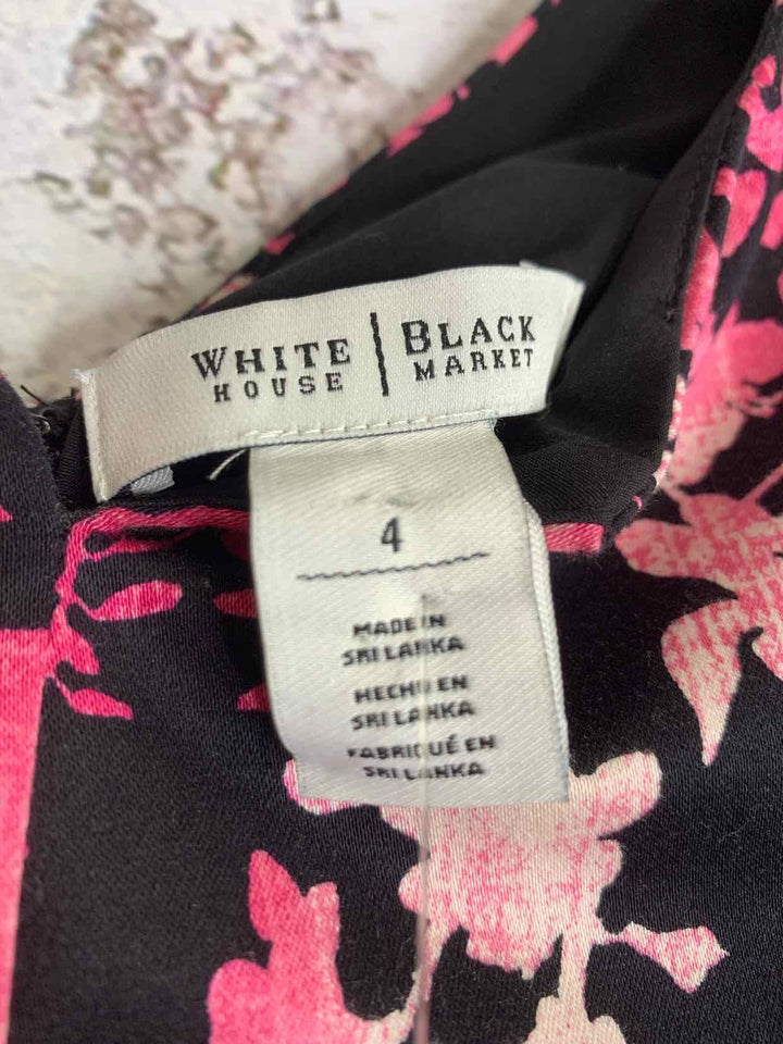 White Black Market Size 4 Pink sleeveless dress
