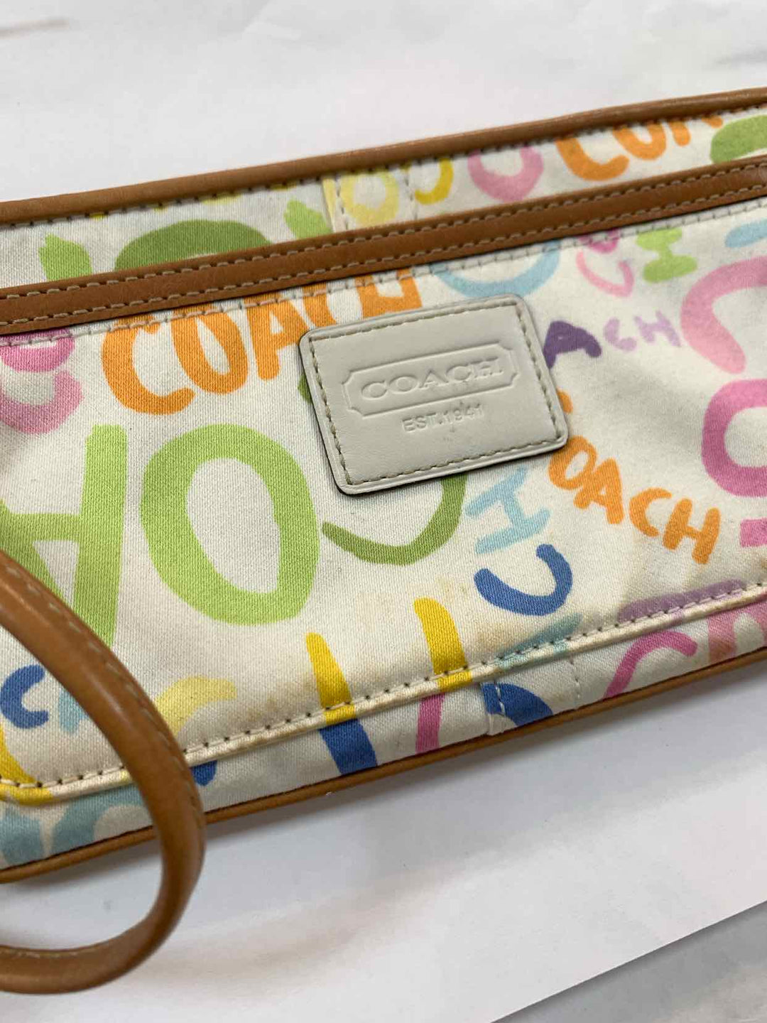 Coach White wallet
