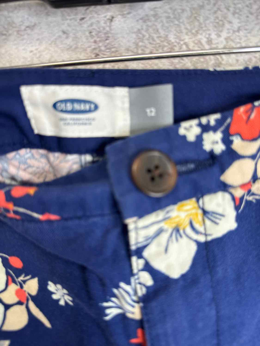 Old Navy Size 12 Navy Floral casual