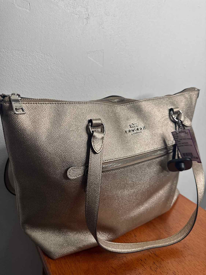 Coach Gold tote bag