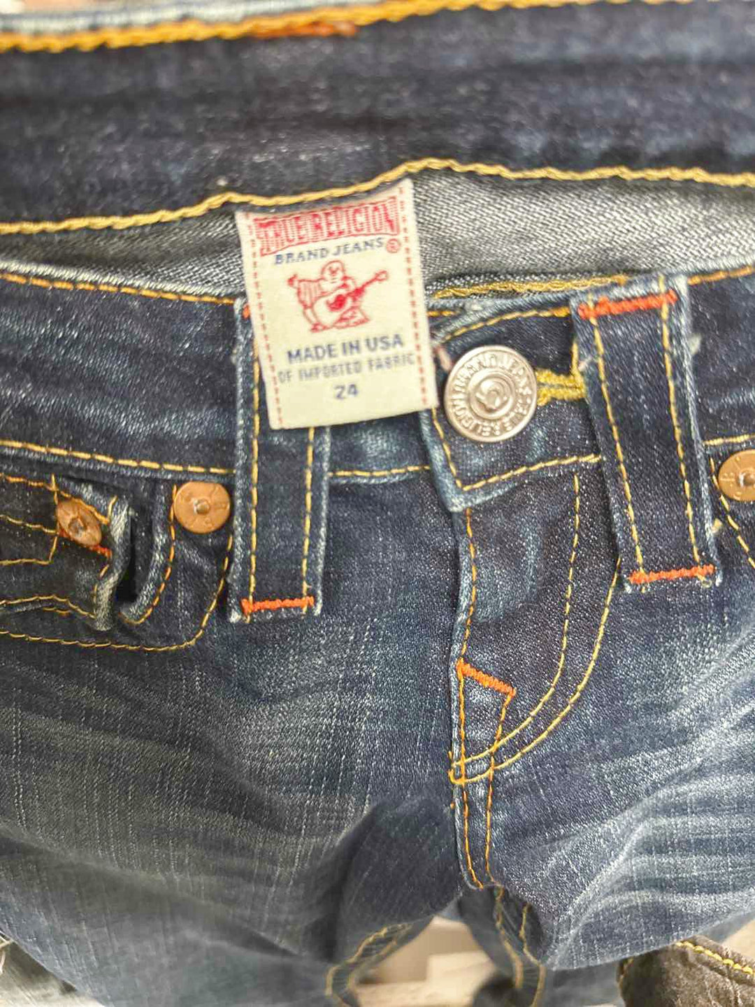 True Religion Size 24 Denim Jeans