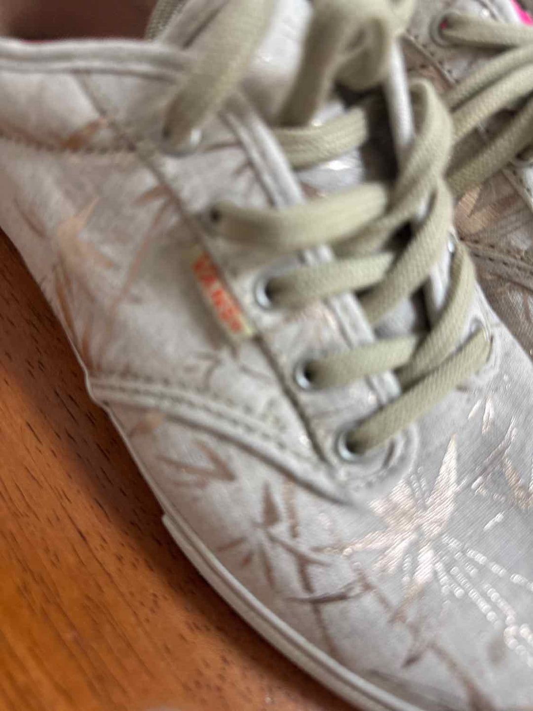 Vans Cream athletic sneaker