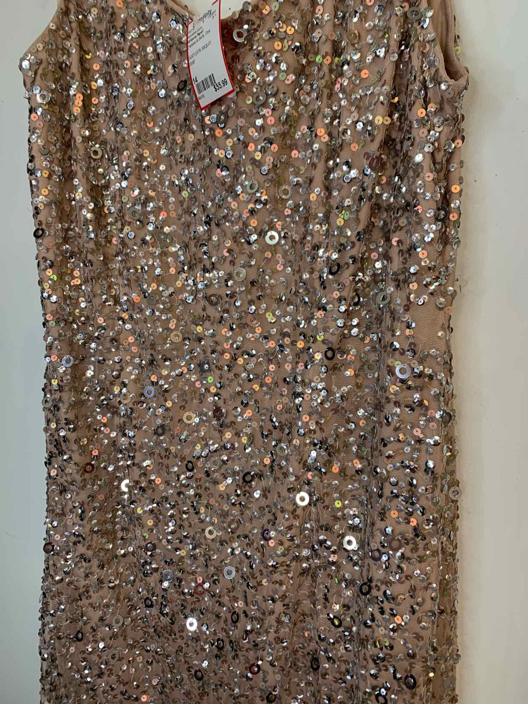 Women Size 14 Adrianna Papell Pink sleeveless dress