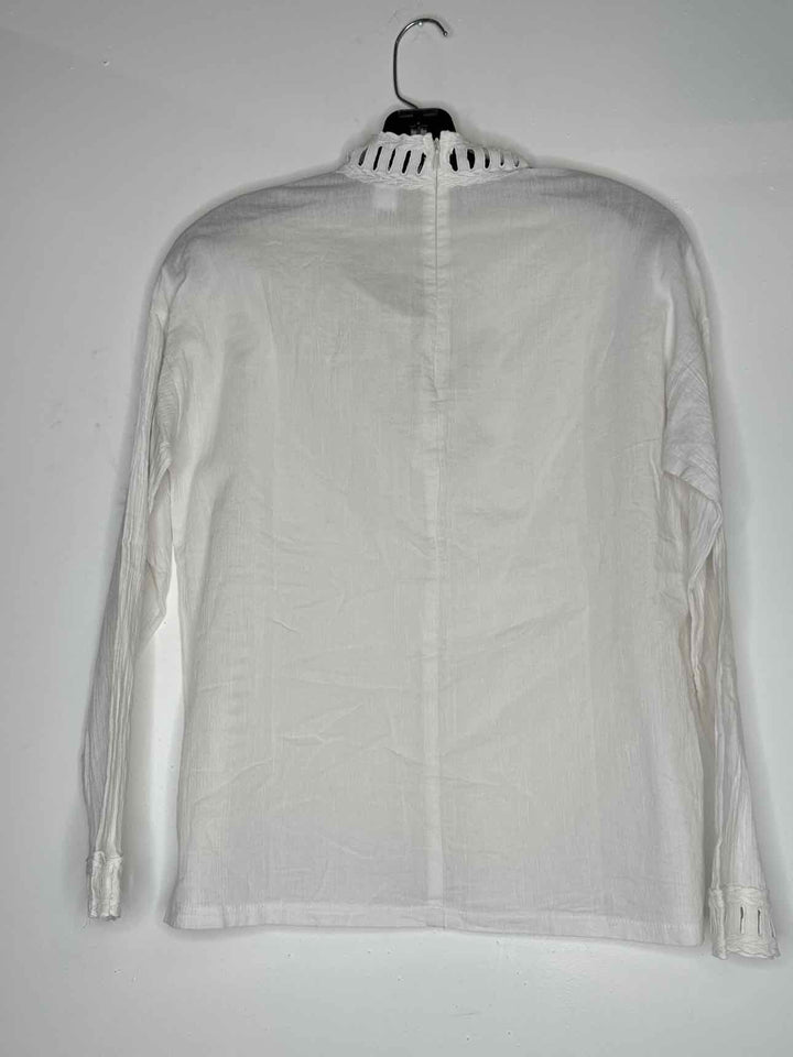 Women Size S White long sleeve top