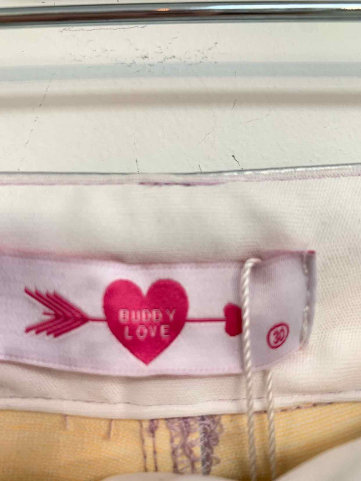 Buddy Love Size 30 Silver NWT Shiny casual