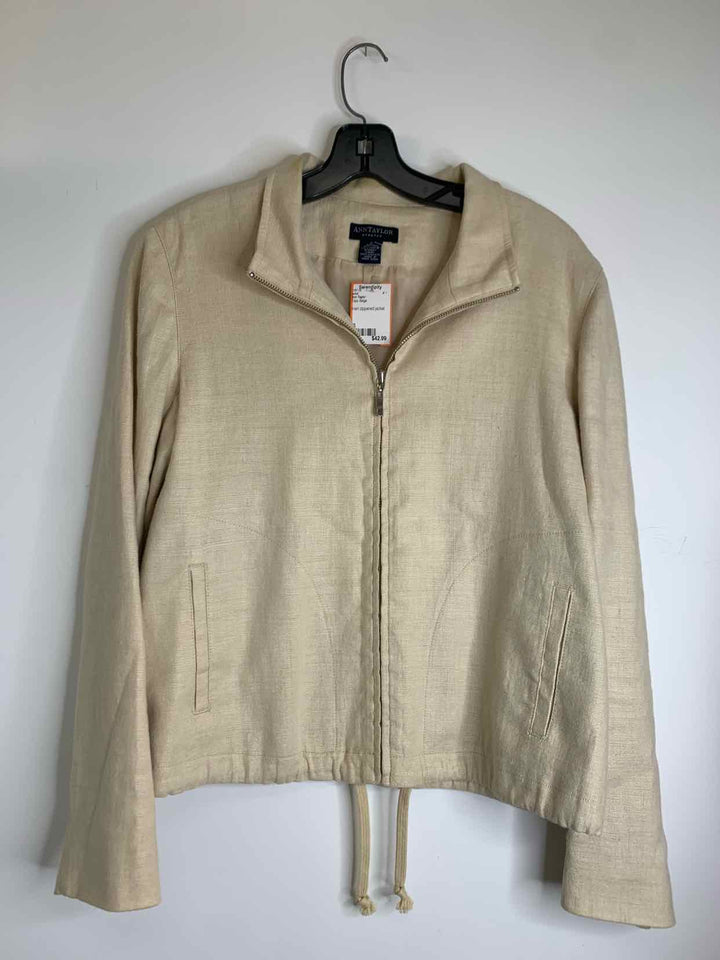 Ann Taylor Beige Women Size S jacket