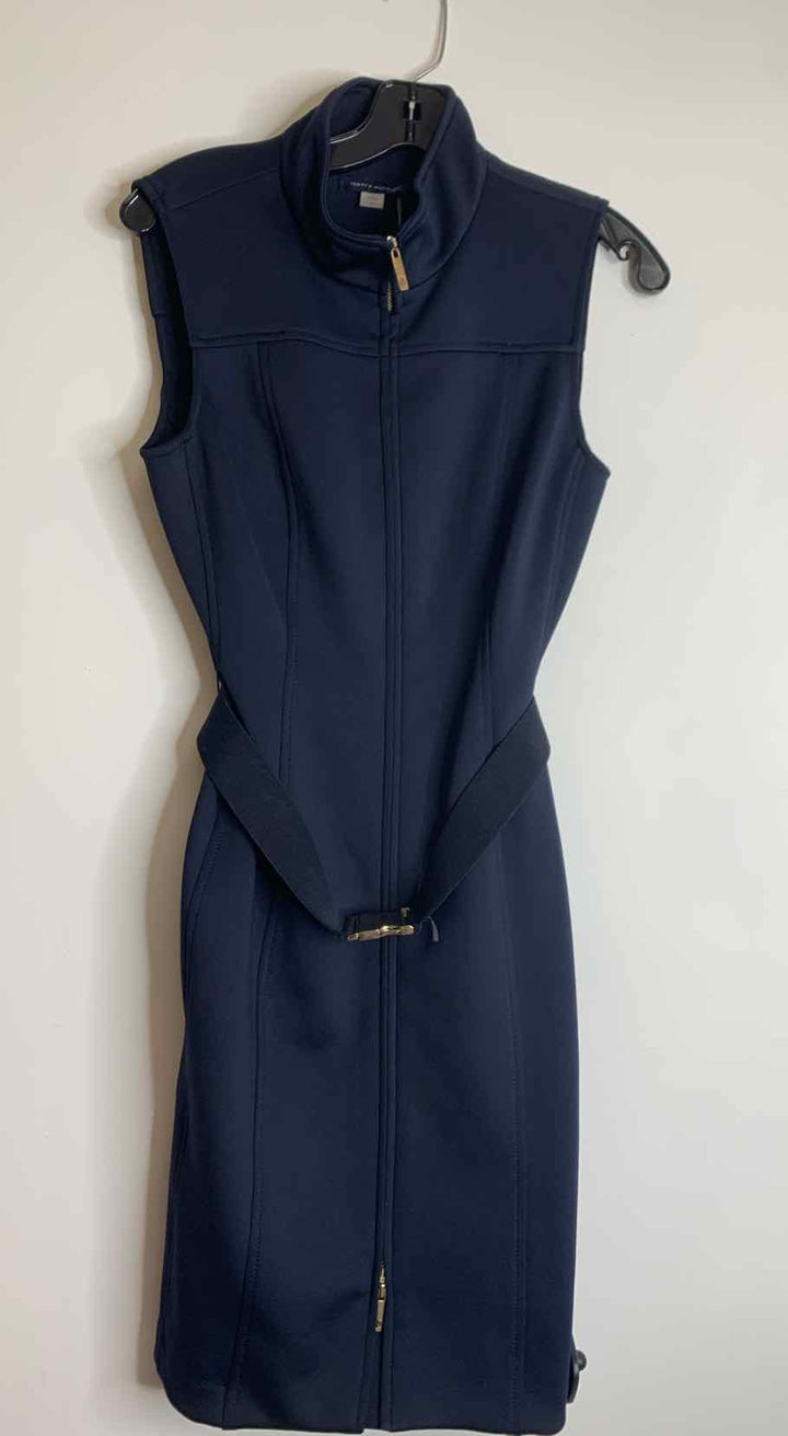 Women Size 8 Tommy Hilfiger Navy sleeveless dress