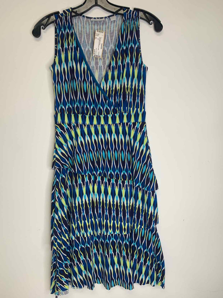 Women Size XS New York & Co Blue Sleeveless Dress