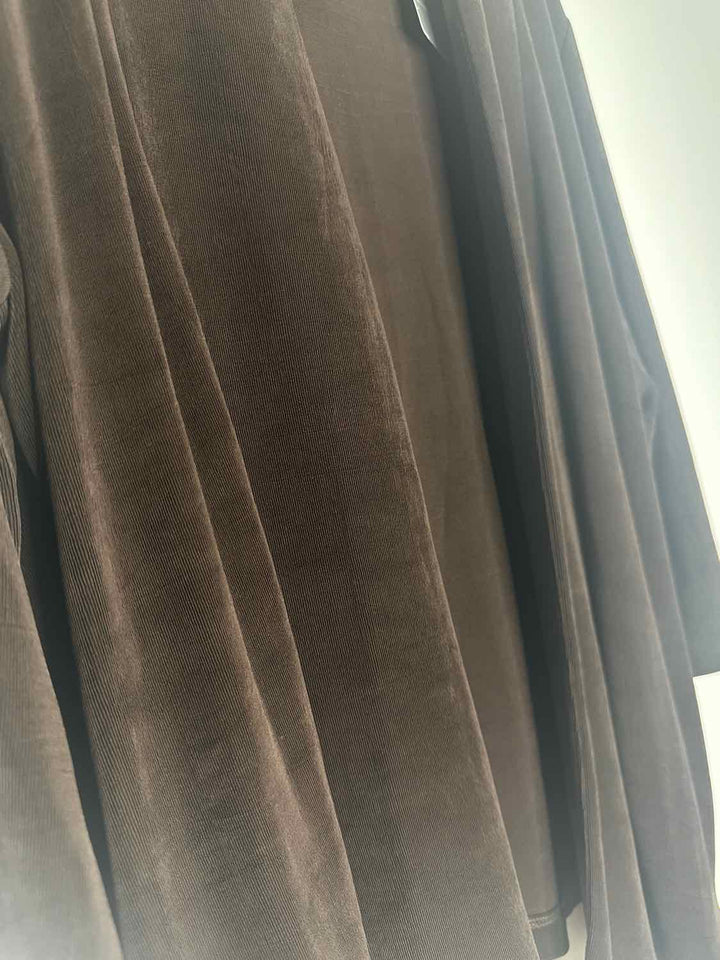 Chicos Size 3 Brown NWT Solid cardigan