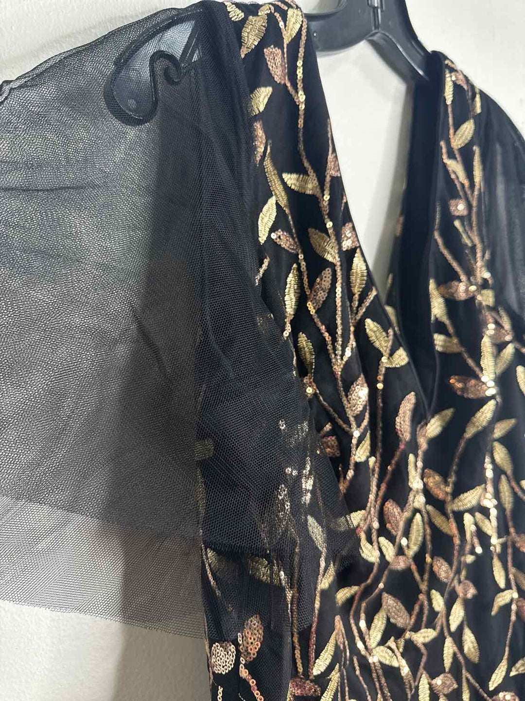 Ever Pretty Size 3X Black and Gold formal dress