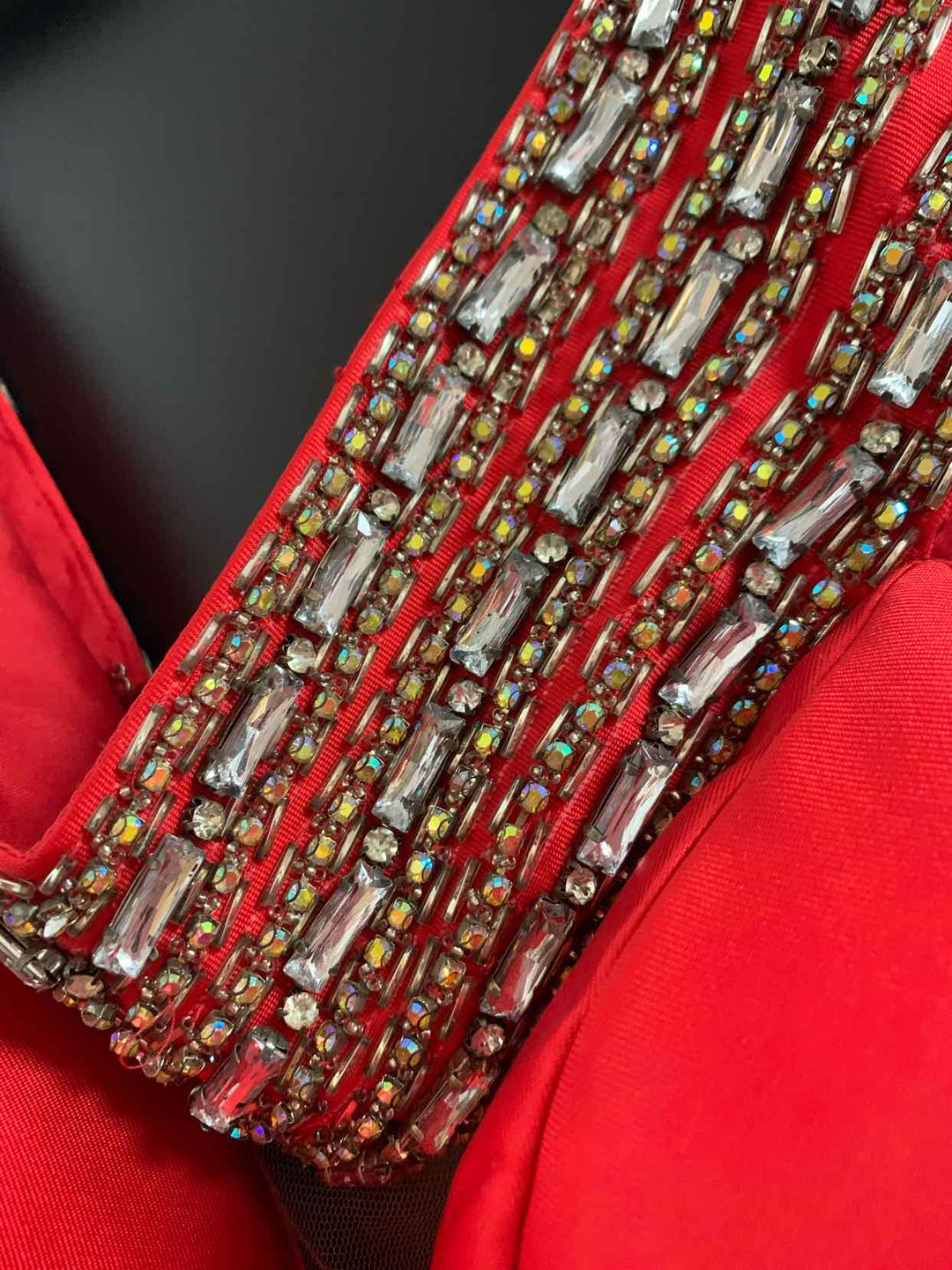 Women Size 6 Rachel Allan Red formal dress