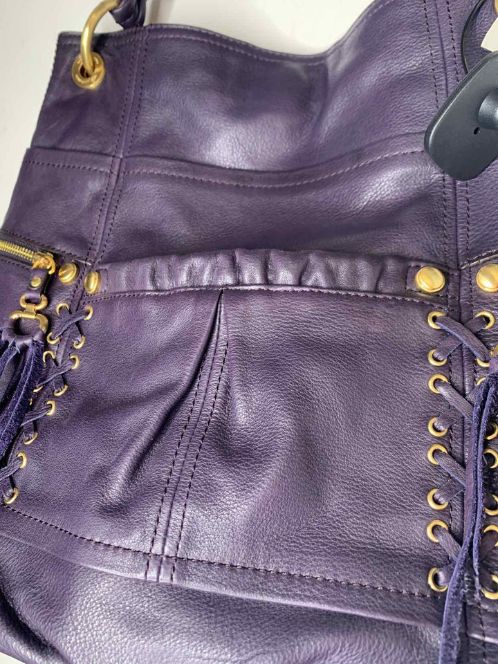 B Makowsky purple satchel