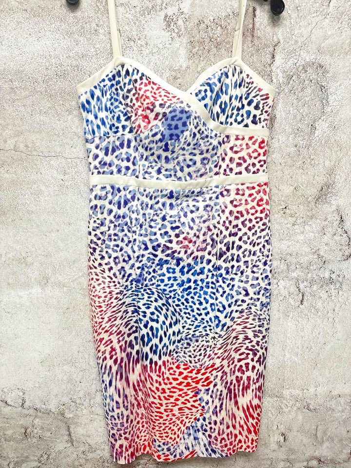 black halo Size 12 Multi-Color spaghetti strap dress