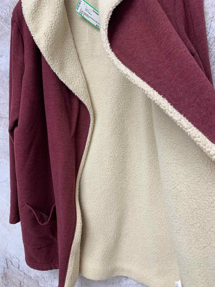 Eddie Bauer Burgundy Women Size L jacket