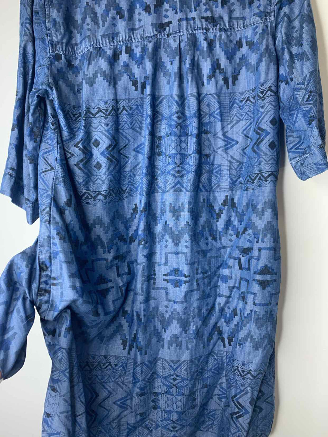 Women Size S Chelsea and Theodore Blue long sleeve dress