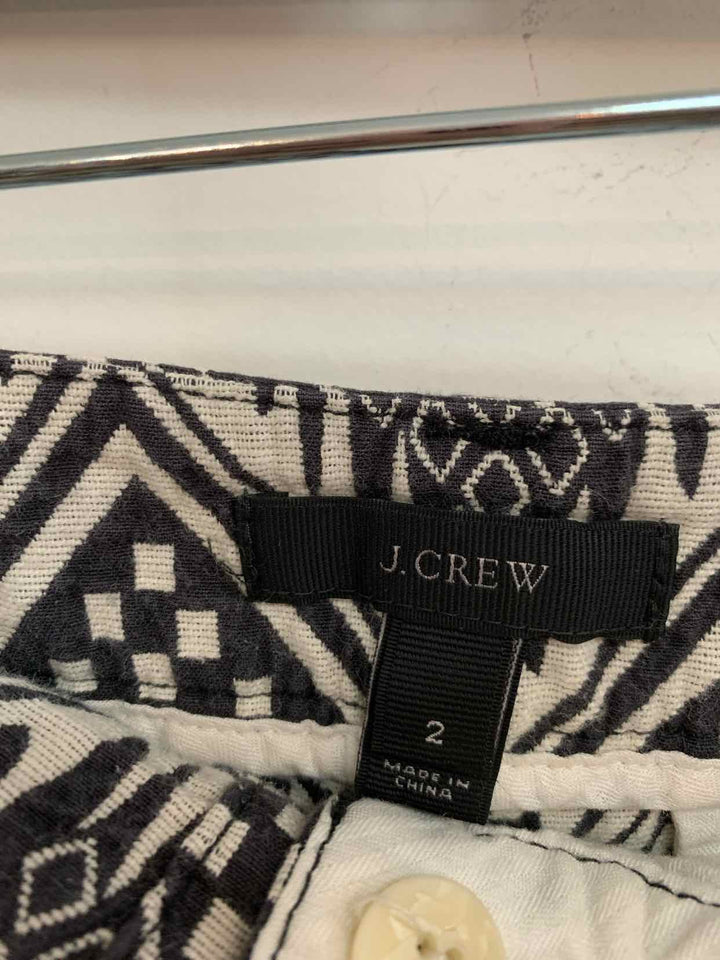 J Crew Size 2 Black Beige casual