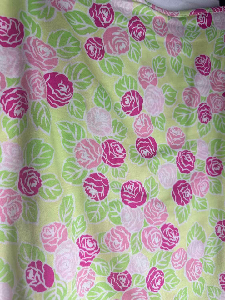 Bamboo Traders Size 8 Pink Floral knee length skirt