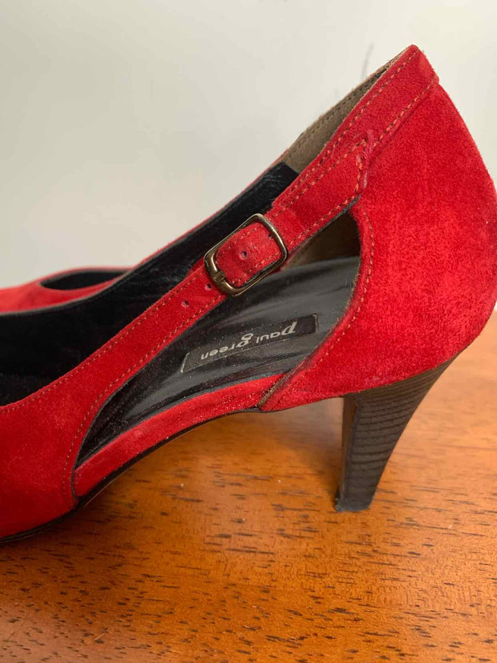 Paul Green Red W Shoe Size 6 high heel