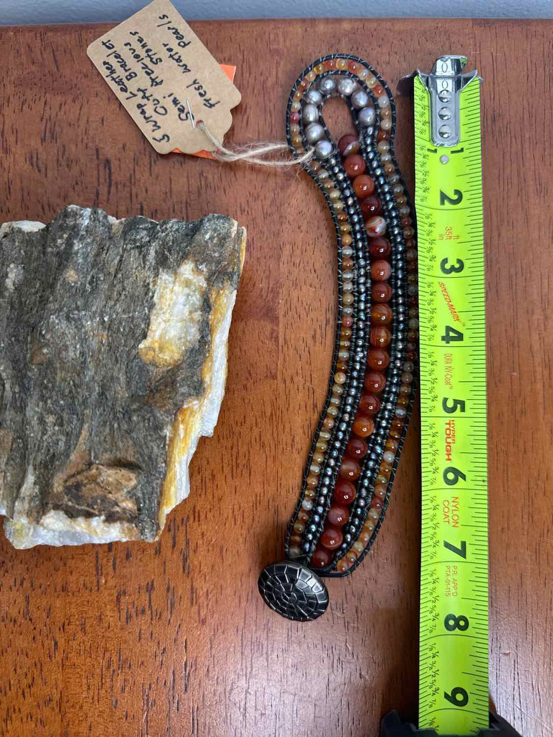 Stone Addiction Size OS Orange Excellent Bracelet