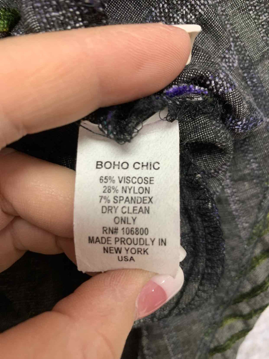 Boho Chic Multi-Color Women Size M jacket