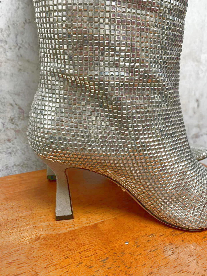 lolacruz silver W Shoe Size 40 boots high