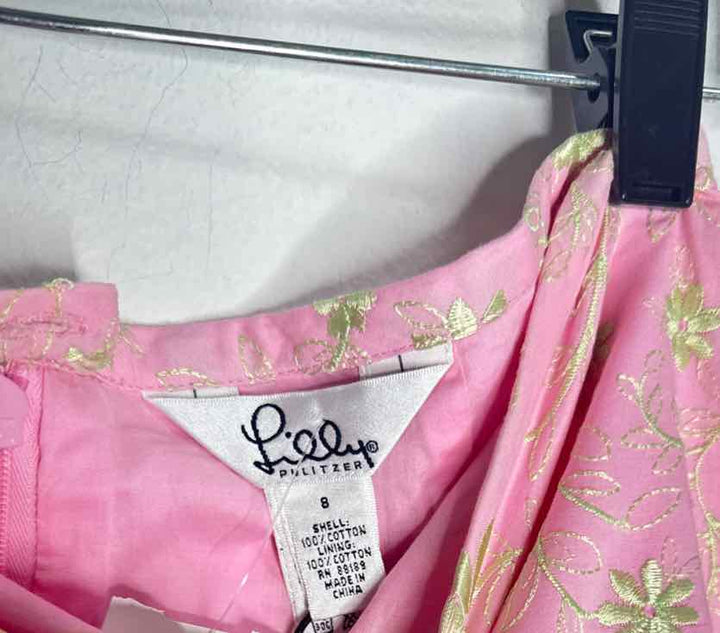 Lilly Pulitzer Size 8 Pink Floral skort