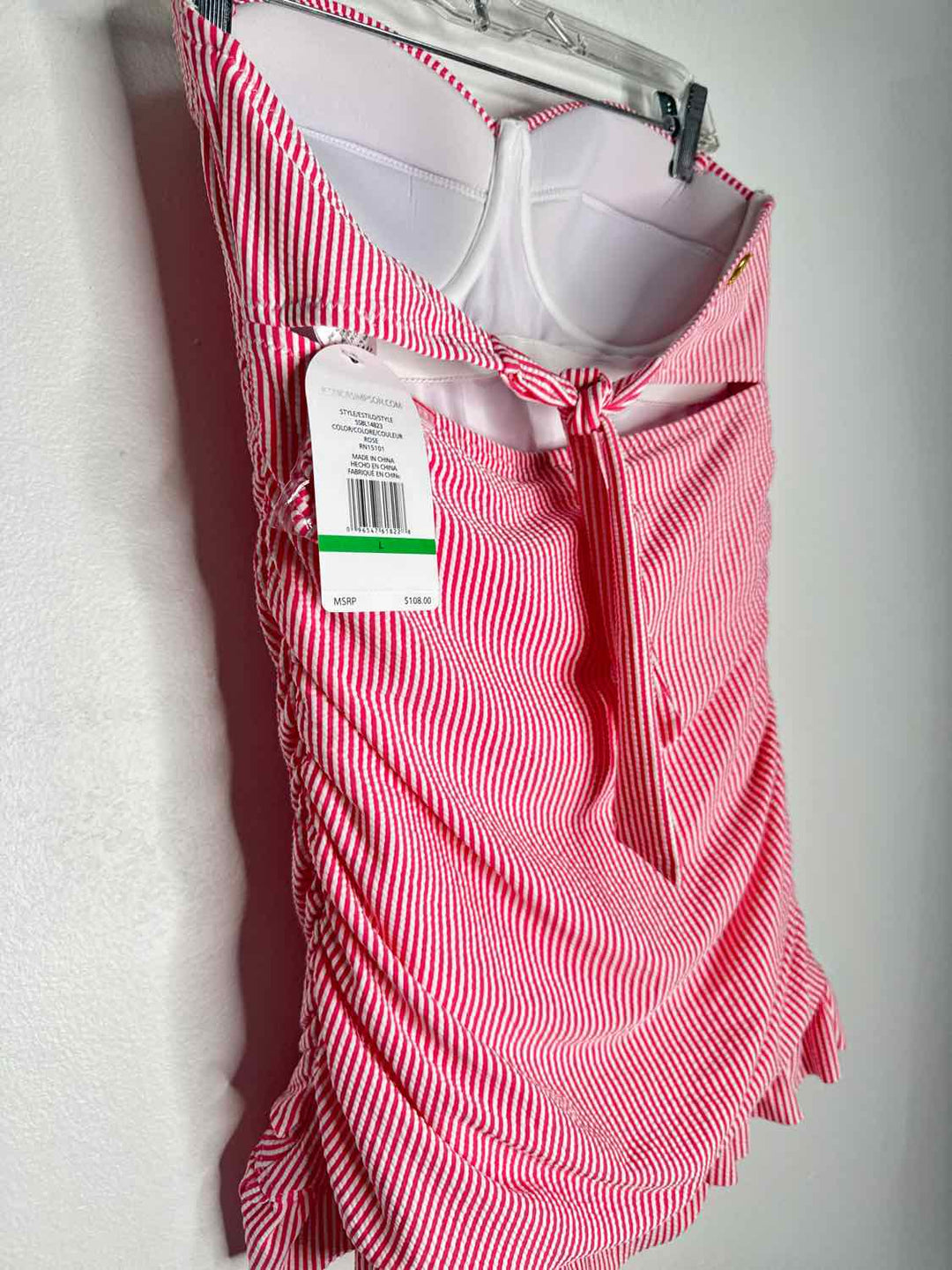 Jessica Simpson Size L Pink NWT bathing suit
