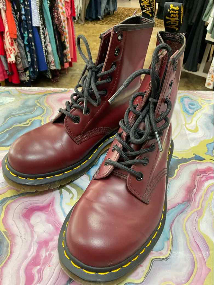 Dr Martens Shoe Size 5 Red ankle boots