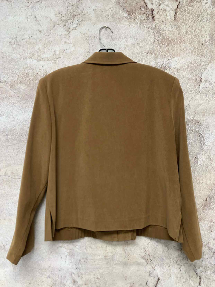 Positive Attitude Brown Women Size 14P jacket