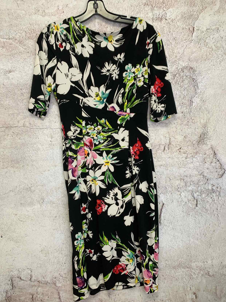 Connected Size 6 Multi-Color Gathered Side short sleeve