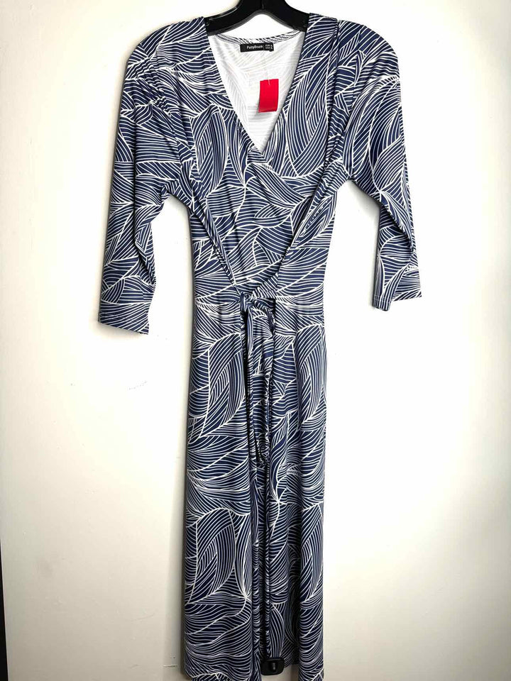 Women Size XL Patty Boutik Blue long sleeve dress