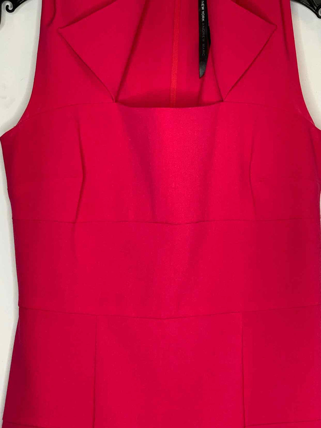 Women Size 4 Marc New York Hot Pink sleeveless dress