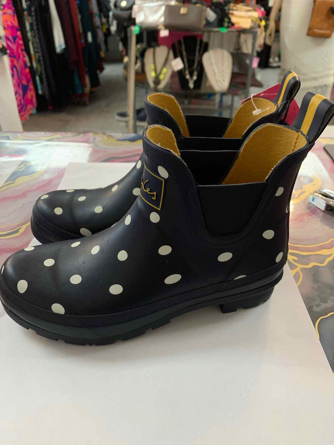 Joules Shoe Size 6 Polk A Dot ankle boots