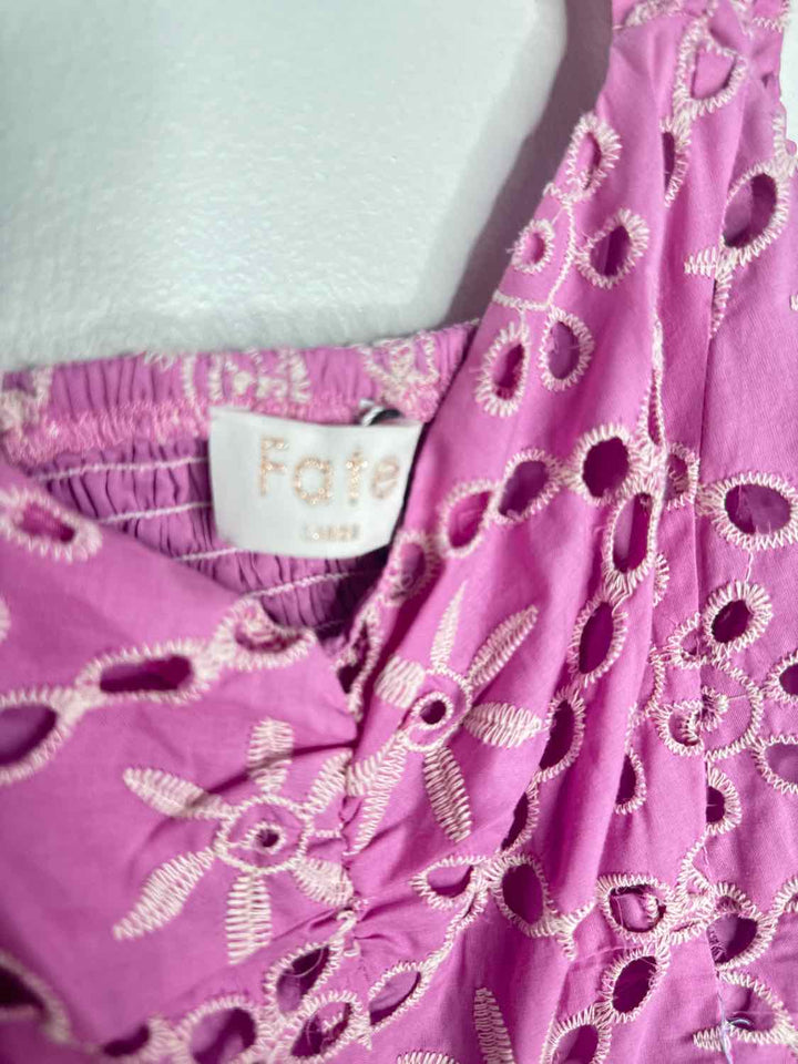 Fate Size L Pink NWT Smock sleeveless dress